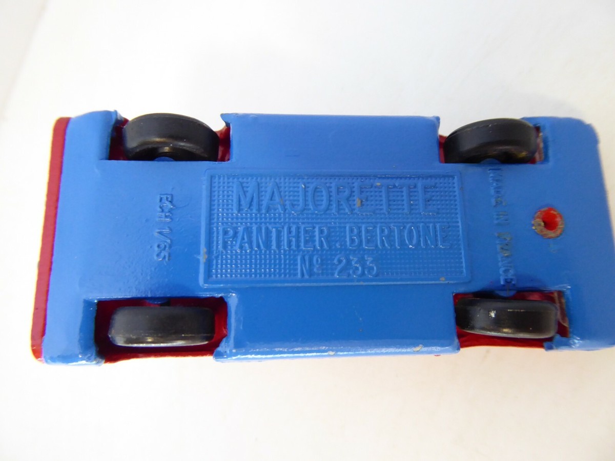 Lot De 4 Miniatures De Voitures MAJORETTE Vintage - F1, RACING, PANTHER BERTONE, SHADOW - Occasion