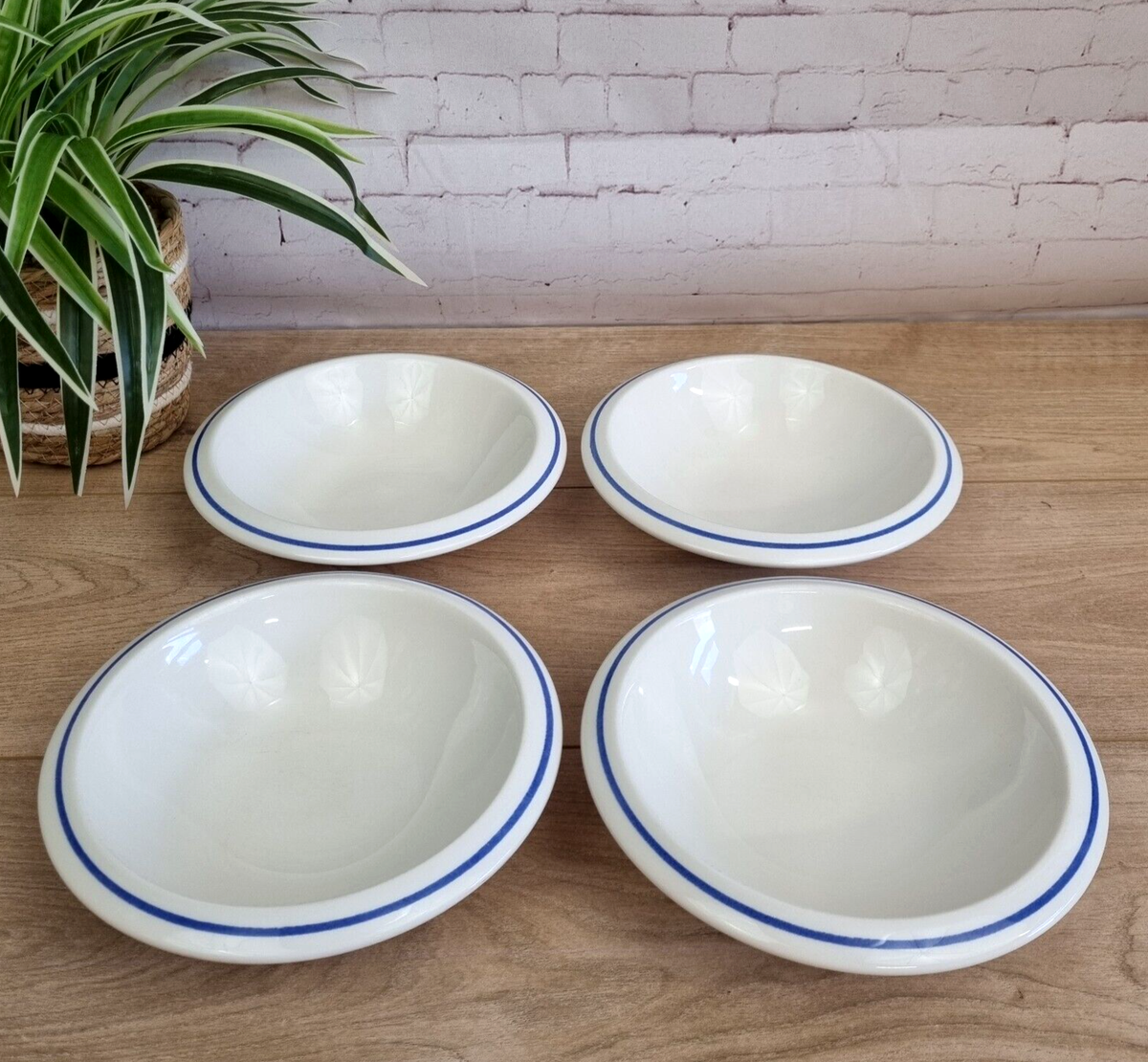 Jamie Oliver Churchill Keeping It Simple Blue Stripe Cereal Bowl