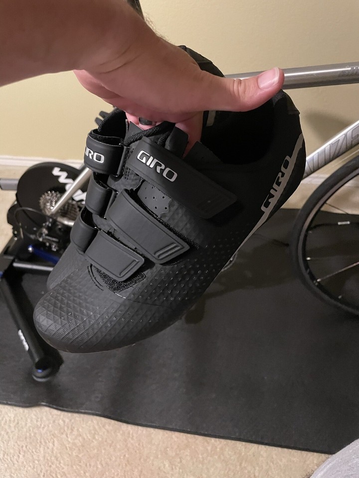 NEW! GIRO Stylus Men's Road Cycling Shoes Black Size 44 Without