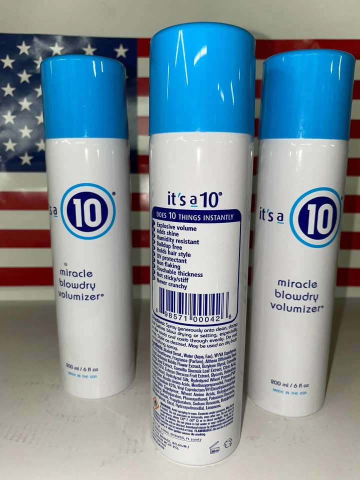 Its A 10 Miracle Blowdry Volumizer 6 oz - "Pack Of 3" - Image 3 of 3