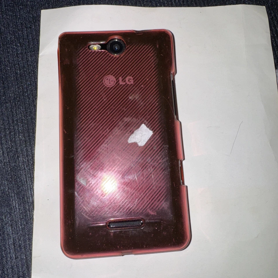 Smartphone LG Lucid VS840 - Negro y Rojo (Verizon) 4G LTE Android SOLO PIEZAS Foto 2 de 4