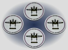 P-38 Lightning Coaster Set - Made in the USA