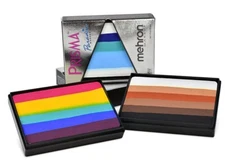 MEHRON PARADISE MAKEUP AQPRISMA BLEND BLENDSET WATER BASE CAKE FACE BODY PAINT .