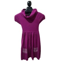 Red Camel Juniors Size Medium Purple Short Sleeve Sweater Dress