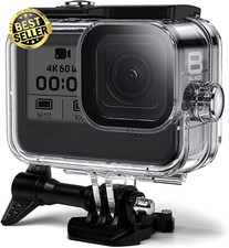 Waterproof Case for GoPro Hero 8, 60M Dive Housing with Bracket & Accessories