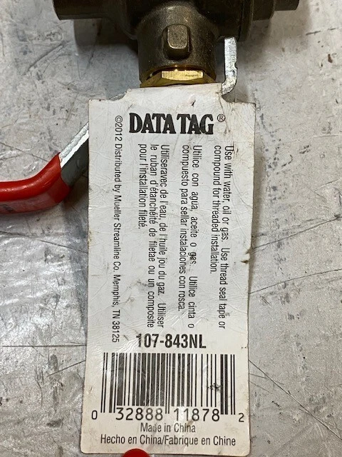 10 Qty of ProLine 1/2" Brass Packing Gland Ball Valve 107-843NL (10 Qty) - Image 4 of 4