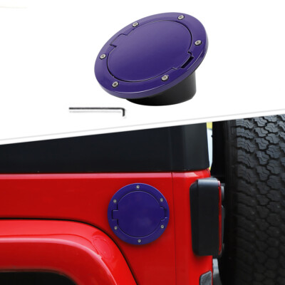 Exterior Fuel Gas Cover Decal Cap Tank Filler for Jeep Wrangler JK 2007-17 JK 