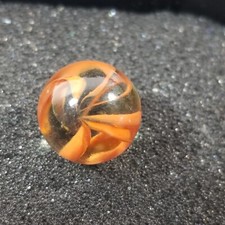 VHTF Vintage Vitro Agate 6 vein Cats Eye Marble 5/8" .62"