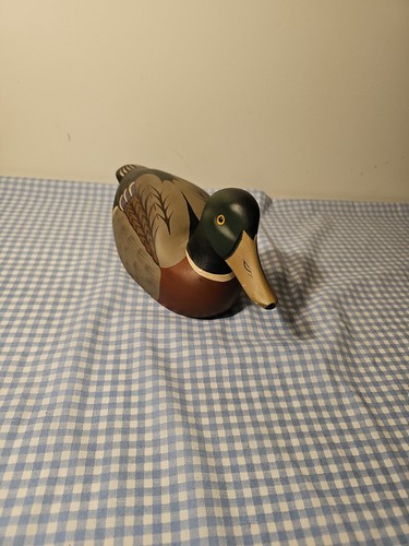 Colección The BOYDS 1980-85 Clásico Mallard Drake PATO de Madera Firmado J. Weaver - Imagen 5 de 23