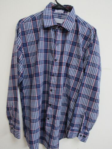 Wedgefield Plaid Long Sleeve Button-Down Shirt Siz