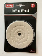  Lot of (2) 4 inch Buffing Wheel for Polishing  1/2 inch Arbor 