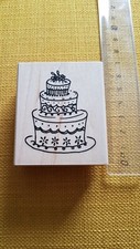 Motivstempel Penny Black 3 Stories Torte Neu