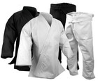 14 oz Ultra Heavyweight Cotton Karate Uniform Martial Arts Gi Black or White