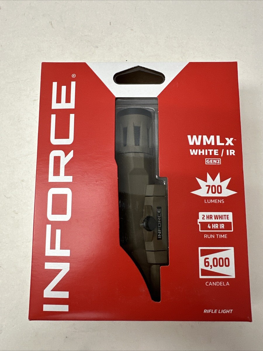 INFORCE WMLx GEN2 WHITE/IR　FDE Inforce WMLX White/ IR Weapon Lights in FDE