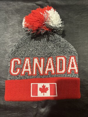 Canada winter hat with ball on one size fits NEW