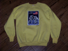 Vtg. U.S. Postal Service 1989 Sweatshirt - L - Priority Stamp "Man On The Moon"