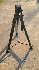 New Manfrotto Tripod Video 351MV 3182 503 Head With Manfrotto Carrying Case