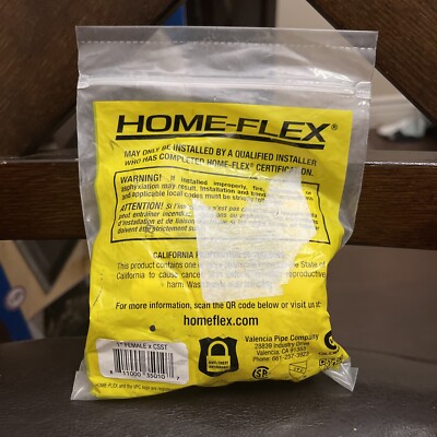 Home-Flex 1" Female X CSST Fitting Adapter Durable Home Plumbing Parts ...