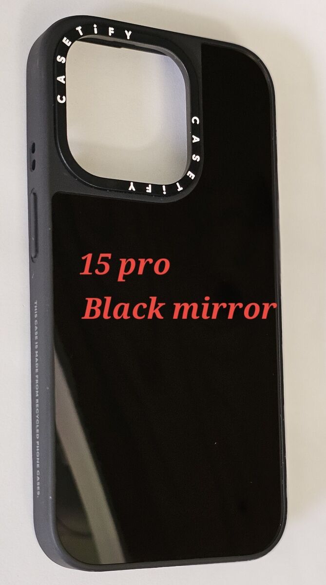 CASETiFY Mirror Case w/ Magsafe for iPhone 15 Pro - Black CASETiFY Mirror Case w/ Magsafe for iPhone 15 Pro - Black