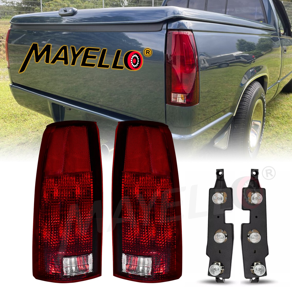 GMC サバナ 1500 テールライト リア (1999) Amazon.com: ACANII - For 1999-2002 Chevy Silverado 1500 99