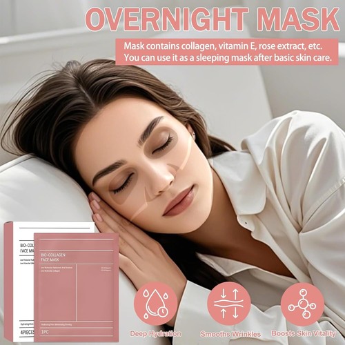 10 Korean Collagen Mask Face, 10 Koreanische Kollagen Gesichtsmasken - Bild 5 von 13