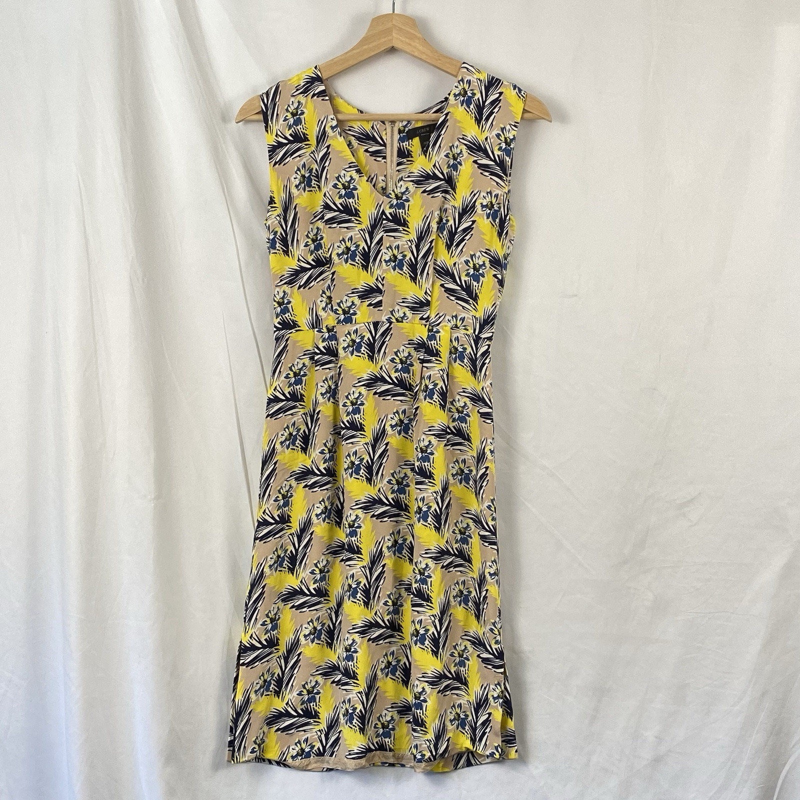 J. Crew Women’s Floral Sleeveless Dress Size 00 Petite