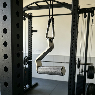 Aluminiumlegierung L-förmiger Kabel Maschine Lenker für Fitnessstudio Lat Pull