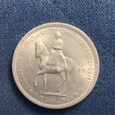 Great Britain 1953 Elizabeth II Crown (Five Shillings) Coronation Equestrian