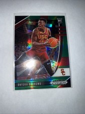 2020-21 Panini Green Prizm Draft Picks Rookie Card #45 Onyeka Okongwu RC Hawks. rookie card picture