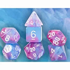 SDZ0016-01 Sirius Dice Role  Playing Game Dice Set (7): Treasure Series - Opal