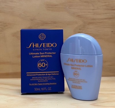 Shiseido Ultimate Sun Protector Lotion Mineral SPF 60+ Age Defense~ 50ml ~5283EG