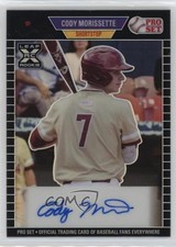 2021 Leaf Pro Set Metal 1989 Ebony Rainbow /15 Cody Morissette #PA-CM1 Auto u6m