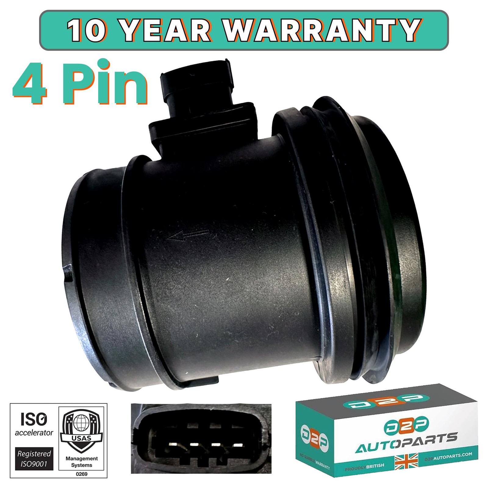 New Mass Air Flow Sensor LR071914 FOR LR Evoque Discovery & Jaguar F-PACE XE XJ - Image 6
