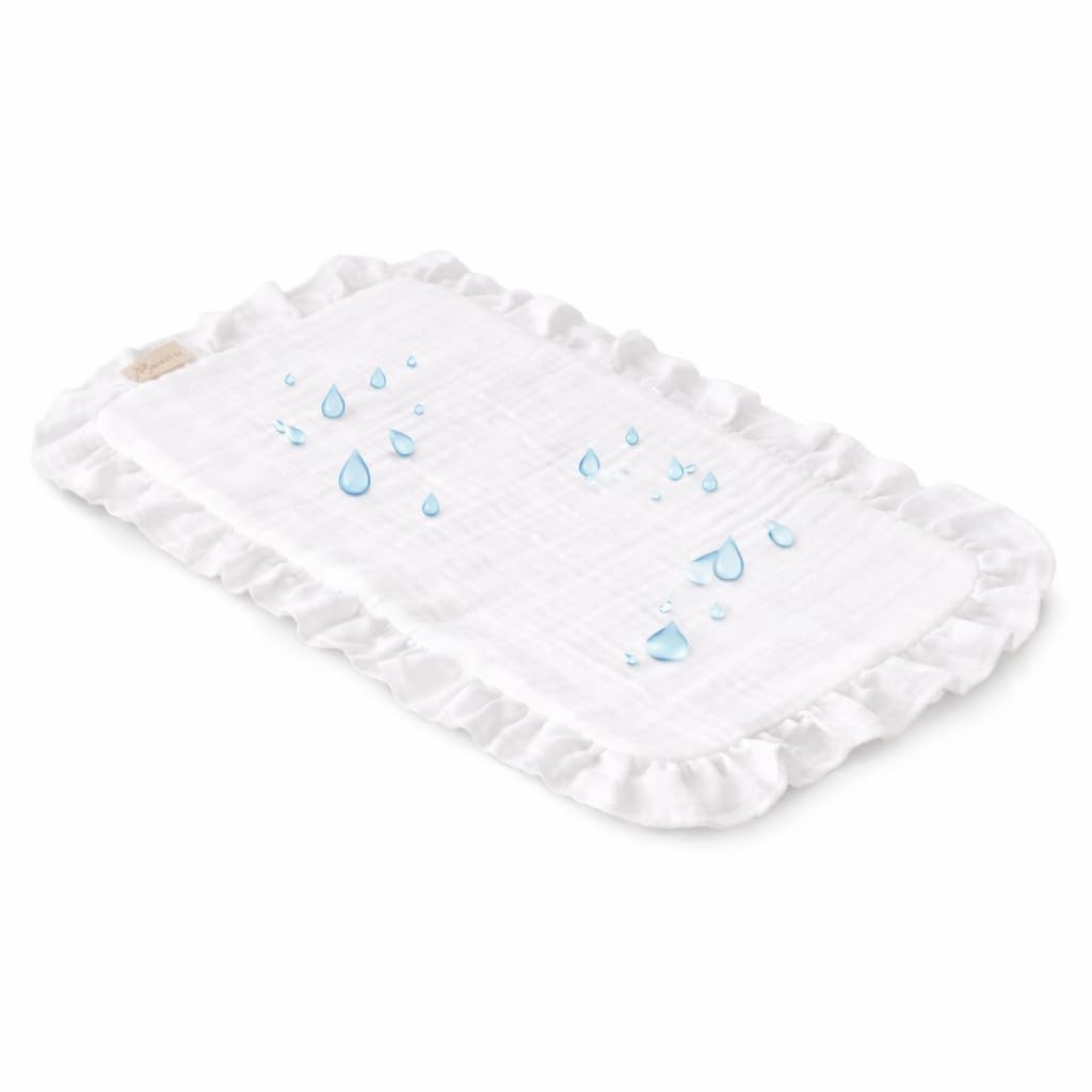 Housse matelas bébé XL coton mousseline éponge contre la transpiration