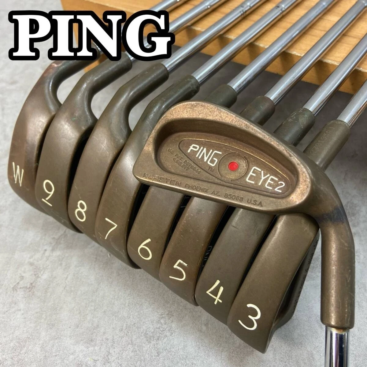 PING Eye2 BeCu Iron Set 9pcs 2-W 1-Flex PING ZZ LITE Steel RH | eBay