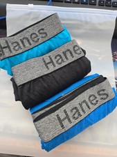 Hanes Men's Boxer Briefs Moisture-Wicking Cotton Blend 3-Pack XL
