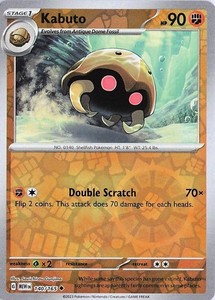 Kabuto 140/165 Scarlet & Violet 151 Reverse Holo