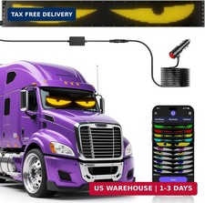 Devil Eyes Light for Cars,Flexible Scrolling Programmable LED Signs,LED Eyes for