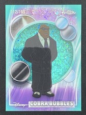 Cobra Bubbles 2026 Topps Chrome Disney Aqua Mini Diamond Base /199 #156
