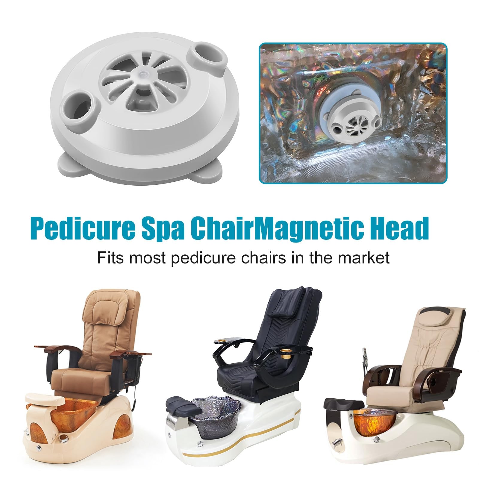 Replacement Magnetic Jet Motor Head BF-004 Compatible for LURACO Jet Motor Pe...