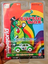Auto World Thunderjet Turtle Wax '66 Volkswagen Beetle iWheel HO Slot Car Chase 