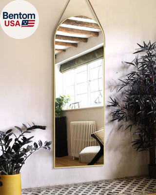 48'' X 16'' Full Length Mirror Wall-Mounted, Full Body Hanging Mirror for Wall a