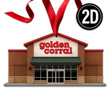 Golden Corral Acrylic Christmas Ornament Buffet Dinner Comfort Food Gift 045