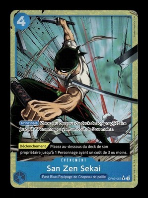 One Piece San Zen Sekai Karte Op03-057 ALT FR