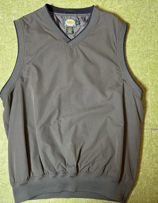 Cabela s Outdoor Gear Men s M V-Neck Windbreaker Vest Olive Green Lined Hunting