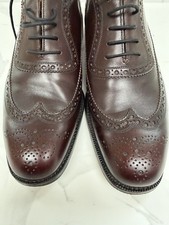 Church's  Oxford Brogue Shoes size 7.5F Burgundy