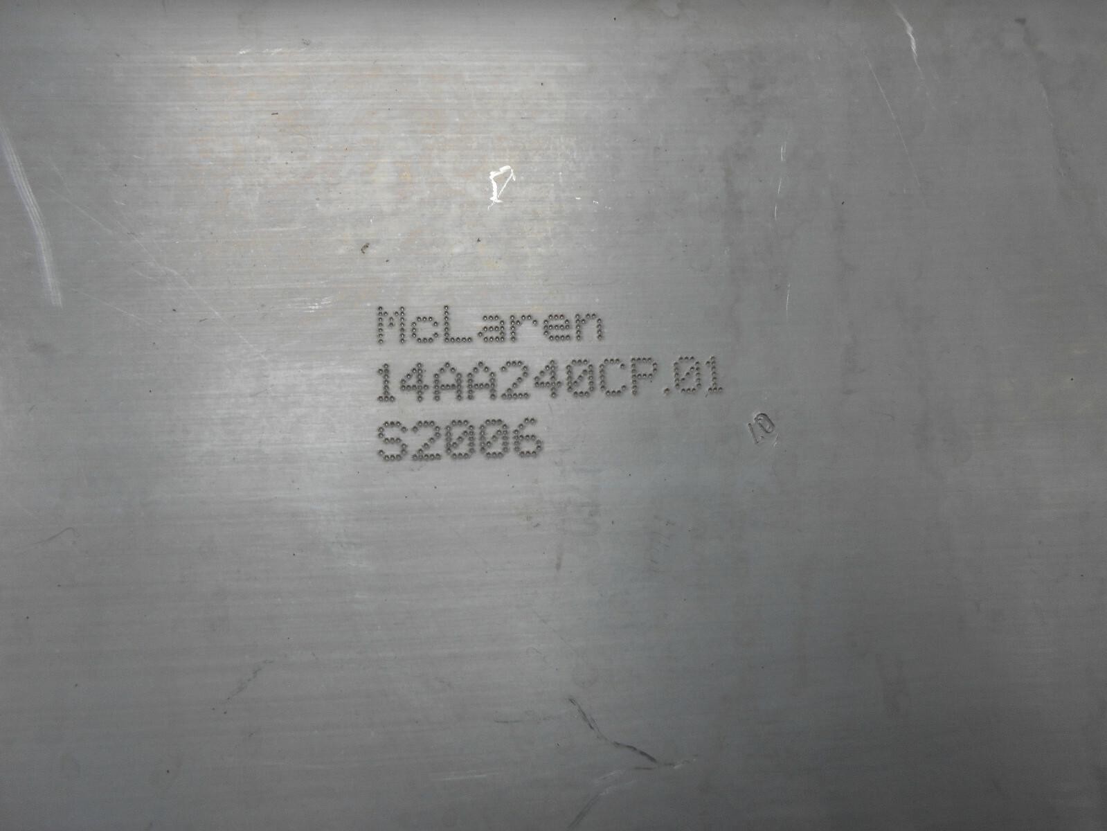 2018 18 19 20 McLaren 720S Left Front Rail Crash Structure 14AA240CP  #2063 A6