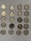 lot of 20 roosevelt silver dimes