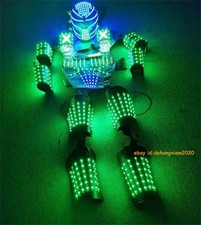 LED Robot Cosplay Costume Suit Illuminated Dance Show Party Glow Clothes Outfit