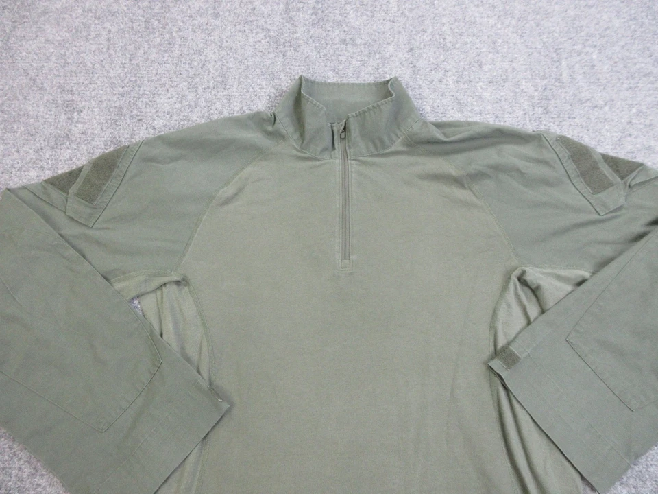 Рубашка тактическая мужская размер XL 5.11 зеленая Rapid Assault Combat четверть квадратного ярда на молнии Rip Stop - Изображение 3 из 4